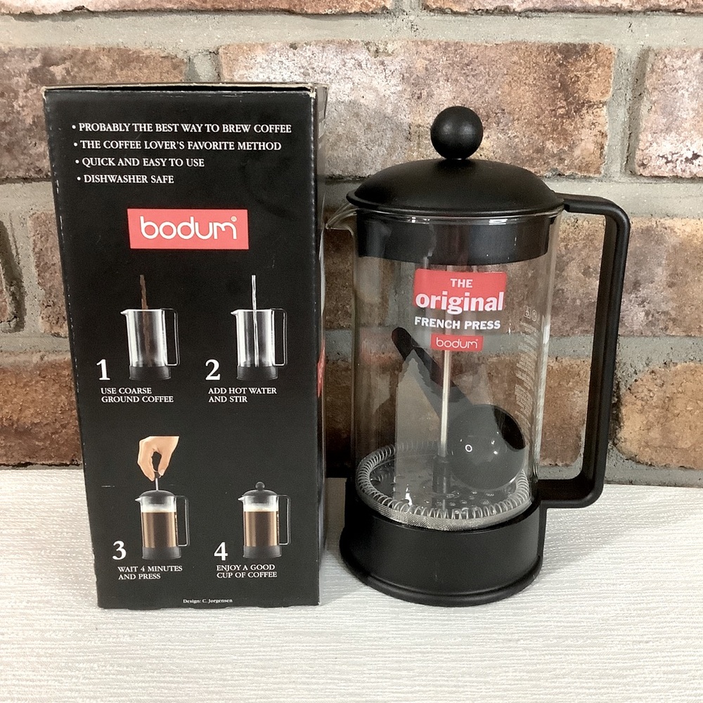 BODUM French Press Brazil 8-Cup Coffee Maker - Picture 4 of 7